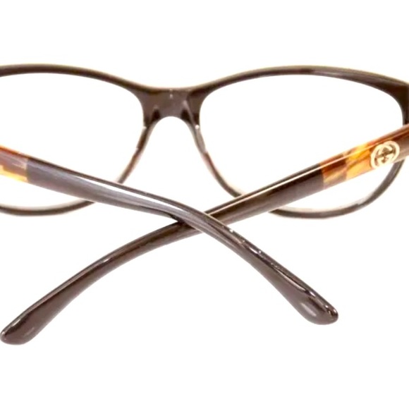 NWOT GUCCI GG3626 BROWN HORN OPTICAL GLASSES - Picture 2 of 16